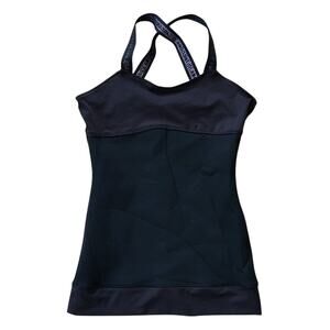 Zaggora Neoprene Fitted Cross Back Compression Tank Size 6